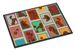 Lots Of Chocolate Standard Poodle Doormat Front Door Mat Indoor Outdoor Rugs For Entryway, Non Slip Washable Low Pile, 24H X 36W_maomaolike.com