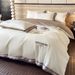 Wholesale Light Luxury Satin Embroidered Pure Nordic Style Naked Sleep All-Cotton Solid Color 100-Count Long-Staple Cotton Four-Pi_maomaolike.com