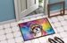 Shih Tzu Hippie Dawg Doormat Front Door Mat Indoor Outdoor Rugs For Entryway, Non Slip Washable Low Pile, 24H X 36W_maomaolike.com