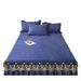 Crystal Quilted Lace Skirt Single Piece Thickened Warm Coral Milk Velvet Bed Non-Slip Mattress Cover Dustproof_maomaolike.com