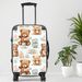 Bear10 Luggage, 20/24/28 Inch Luggage, Carry-On, Custom Luggage, Luggage Set, Suitcase, Travel, Vacation, Cabin Suitcase, Custom Suitcase, Personalized Luggage_maomaolike.com