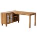 (old Sku:S05790049) L-Shaped Executive Desk, Computer Desk Home Office Desk With Storage Cabinet_maomaolike.com