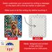 Norfolk Terrier Christmas Reindeer Porcelain Ornament Christmas Tree Hanging Decorations For Home Christmas Holiday, Rectangle, Gift, Multicolor_maomaolike.com