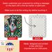 Border Collie Christmas Porcelain Ornament Christmas Tree Hanging Decorations For Home Christmas Holiday, Rectangle, Gift, Multicolor_maomaolike.com