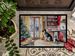 Norwegian Elkhound Christmas Cookies Doormat Front Door Mat Indoor Outdoor Rugs For Entryway, Non Slip Washable Low Pile, 24H X 36W_maomaolike.com