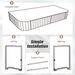 39" Mirrored Makeup Vanity Table With Stainless Steel Base, Mirrored Console Dressing Table With 2 Drawers,Versatile Desk For Bedroom And Office, Gray_maomaolike.com