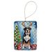 Greater Swiss Mountain Dog Christmas Reindeer Porcelain Ornament Christmas Tree Hanging Decorations For Home Christmas Holiday, Rectangle, Gift, Multicolor_maomaolike.com