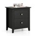 Modern Nightstand With 2 Drawers For Small Spaces For Bedroom, Living Room Or Office_maomaolike.com