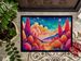 Celosia In Color Doormat Front Door Mat Indoor Outdoor Rugs For Entryway, Non Slip Washable Low Pile, 24H X 36W_maomaolike.com