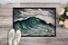 Big Blue Wave Doormat Front Door Mat Indoor Outdoor Rugs For Entryway, Non Slip Washable Low Pile, 24H X 36W_maomaolike.com