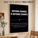Motivational Quote Painting Poster, Minimalist Black & White Typography Poster, Inspirational Message To Encourage Positive Life Changes, Ideal For_maomaolike.com