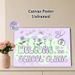 School Clinic Welcome Painting Poster, Soft Pastel Floral & Medical Element Poster, Warm Welcoming Decor Ideal For School Clinic_maomaolike.com