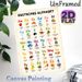 German Alphabet Painting Poster, Vibrant Colorful Illustrated Poster, Educational Design With Bilingual Labels & Matching Visuals For German Learning_maomaolike.com