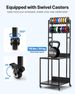 3D Printer Filament Storage Rack, 4-Tier 3D Printer Stand With Filament Storage, Spools Holder Racks Cart With Wheels, Filaments Organzied For 3D Printing Station, Office, Workshop (Shelf Only)_maomaolike.com