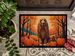 Afghan Hound Fall Doormat Front Door Mat Indoor Outdoor Rugs For Entryway, Non Slip Washable Low Pile, 24H X 36W_maomaolike.com