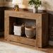 (old Sku: S05790120 )Farmhouse Console Table, Rustic Wood Entryway Sofa Table With Storage_maomaolike.com