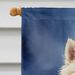 American Eskimo Happy Birthday House Flag Large Porch Sleeve Pole Decorative Outside Yard Banner Artwork Wall Hanging, Polyester, House Size, Multicolor_maomaolike.com