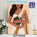 Book-Loving Woman Painting Poster, Sleek Minimalist Illustrated Poster, Elegant Literary-themed Decor Ideal For Home Study, Reading Nook_maomaolike.com