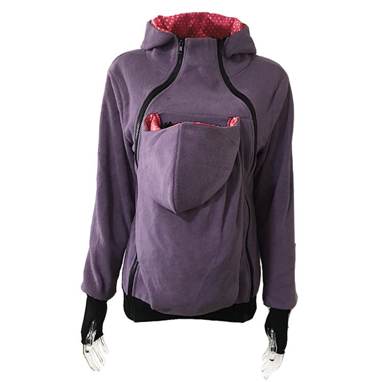 Women's Clothing Autumn and Winter Three in One Removable Baby Bag Mother Sweater Jacket Women's Clothing_maomaolike.com
