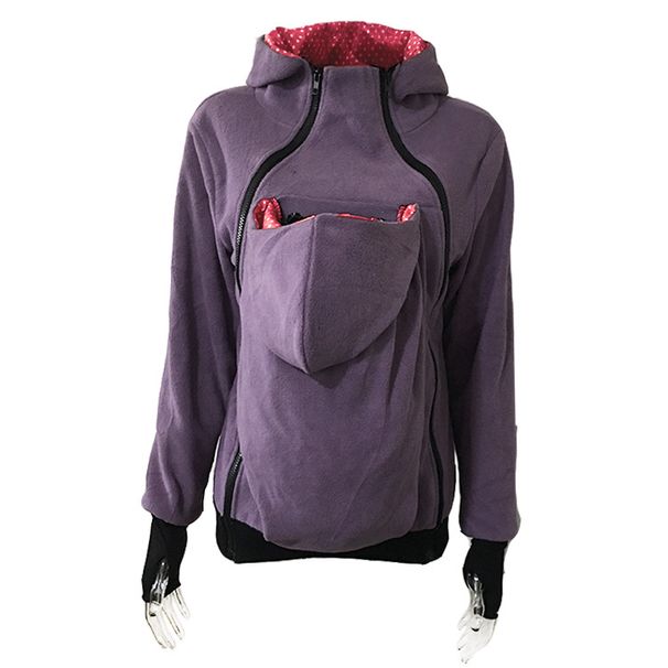 Women's Clothing Autumn and Winter Three in One Removable Baby Bag Mother Sweater Jacket Women's Clothing_maomaolike.com