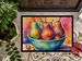 Colorful Pears Doormat Front Door Mat Indoor Outdoor Rugs For Entryway, Non Slip Washable Low Pile, 24H X 36W_maomaolike.com