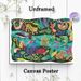 Tropical Rainforest Wildlife Painting Poster, Vibrant Colorful Playful Jungle Animal Scene Poster, Richly Illustrated Decor Piece Suitable For Home_maomaolike.com