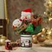 Bear American Cartoon Decoration Christmas Gift Ornament Fabric Doll Santa Claus Snowman Plush Toy_maomaolike.com