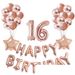 Rose Gold Sequin Balloon Rose Gold Aluminum Film Digital Balloon Set Combination Balloon_maomaolike.com