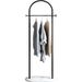 Coat Racks Clothing Rack, Golden Metal Freestanding Heavy Duty Clothes Rack With Marble Base, Multipurpose Garment Hanger For Bedroom Hat Scarf Jacket_maomaolike.com