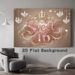 Sweet 16 Birthday Backdrop - 2D Flat Polyester Banner With Rose Golden Glitter Crown, Wall Hanging Photo Props, Party Decor_maomaolike.com