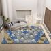 Living Room Rug Large Size Gorgeous Gold Frame Design Bedroom Rug Plush Thickened Machine Washable Thickened Underlay Interior Decorative Rug_maomaolike.com