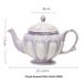 French Relief Retro Ceramic Coffee Cup And Plate Set_maomaolike.com