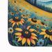 Black-eyed Susans In Color Memory Foam Kitchen Mat Machine Washable Anti-Fatigue Mat Cushion Comfort Bath Mat Or Kitchen Rug_maomaolike.com