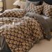 Thickened Milk Velvet Four-Piece Quilted Cover Set New Chinese Style Bed Sheet Blanket Bedding Factory Wholesale_maomaolike.com