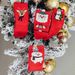 Christmas sock Autumn and winter big Red socks 4 pairs of three-dimensional cartoon Christmas socks cute elk ladies mid-tube socks_maomaolike.com