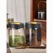 【 3260 People Collection 】 Vacuum Sealed Food Grade Glass Jar, Storage With Spoon, Green Tea Moisture-proof Coffee Beans_maomaolike.com