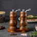 Creative Wooden Hand Cranked Pepper Grinder_maomaolike.com