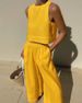 Daily Street Women's Simple Style Solid Color Polyester Pants Sets Pants Sets_maomaolike.com