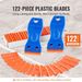 VEVOR Plastic Razor Blade Scraper 2PCS Scraper Tool 120PCS POM Plastic Blades_maomaolike.com