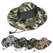 Hot Sale Outdoor Breathable Mesh Camouflage Bucket Protection Hunting Wide Brim Fishing Hiking Cap Mens Womens Sun Visor Hat_maomaolike.com
