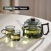 Tea For Home Use, Thickened Glass With Tea-water Separation, High-temperature Resistant Set, Small Cup Tea Pot,_maomaolike.com