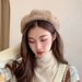 Hot Sale Solid Color Plush Octagonal Cap French High Quality Soft Wool Painter Hat All-match Puffy Beret Outdoor_maomaolike.com
