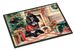 English Cocker Spaniel Cozy Christmas Doormat Front Door Mat Indoor Outdoor Rugs For Entryway, Non Slip Washable Low Pile, 24H X 36W_maomaolike.com