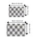 Bathroom Mat Toilet Mat Shower Mat Entrance Rug Absorbent Non-Slip Mat Soft Quick-Dry Machine Washable_maomaolike.com