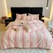 Wholesale INS Nordic Style Simple Pure Four-Piece Set Gradient Waffle Jacquard Full Cotton Apartment Homestay Bedding_maomaolike.com