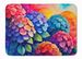 Hydrangeas In Color Memory Foam Kitchen Mat Machine Washable Anti-Fatigue Mat Cushion Comfort Bath Mat Or Kitchen Rug_maomaolike.com