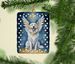 Great Pyrenees My Angel Porcelain Ornament Christmas Tree Hanging Decorations For Home Christmas Holiday, Rectangle, Gift, Multicolor_maomaolike.com