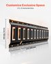 E-Track Tie-Down Rail Kit, 4 Pack 2 Ft E Track Rails, 20 Pcs Includes 2 Ratchet Straps & 4 O-Rings & 4 Tie-Offs With D-Ring & 2 Single Slots & 8 End Caps, Fit For Garages Trailers_maomaolike.com