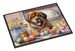 Decorating Easter Tibetan Mastiff Doormat Front Door Mat Indoor Outdoor Rugs For Entryway, Non Slip Washable Low Pile, 24H X 36W_maomaolike.com
