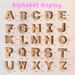 Wooden Letter Storage Box For Boys And Girls, Letters A-Z, Coin Box, Birthday Gift, Easter Gift_maomaolike.com